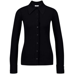 Ferragamo, Dames, Truien, Zwart, Maat: M Viscose,