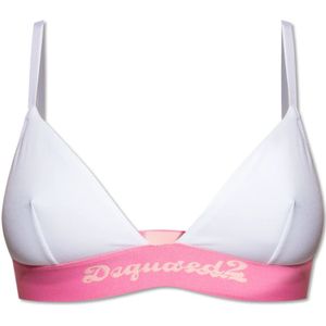 Dsquared2 Beha met logo , White , Dames , Maat: L