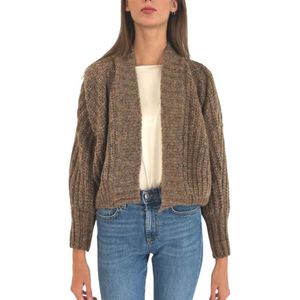 Nenette, Dames, Truien, Bruin, Maat: XS Zijde,