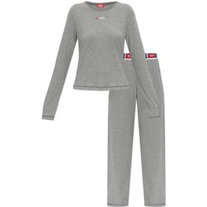 Diesel, Dames, Nachtkleding & Lounge, Grijs, Maat: L Katoen,