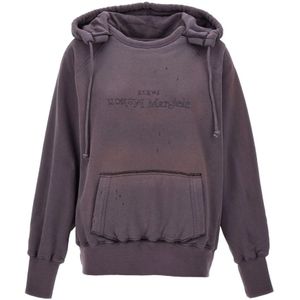 Maison Margiela - Capuchontrui - Paars - 100% Katoen