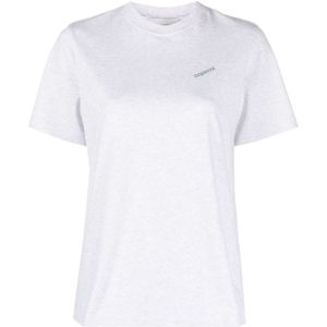 Coperni, Dames, Tops, Grijs, Maat: XL Katoen,