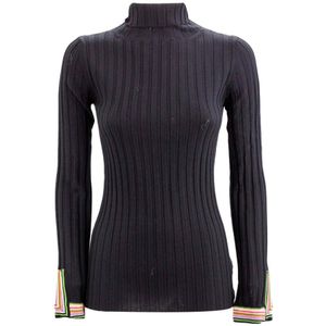 Etro, Dames, Truien, Zwart, Maat: S Wol,