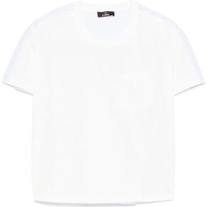 Twinset, Dames, Tops, Wit, Maat: S