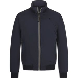 Milestone, Heren, Jassen, Blauw, Maat: L Leer,