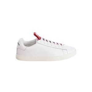 Dsquared2 Lage Sports Sneakers , White , Heren , Maat: 44 EU