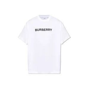 Burberry Harriston T-shirt , White , Heren , Maat: 3XL