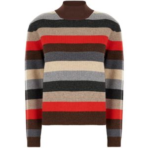 Tory Burch, Dames, Truien, Veelkleurig, Maat: S