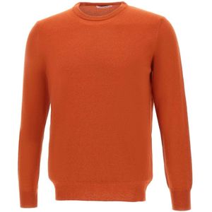 Kangra, Heren, Truien, Oranje, Maat: S Wol,