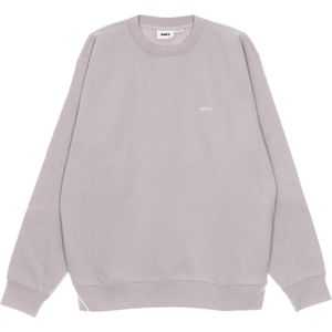 Obey, Heren, Sweatshirts & Hoodies, Paars, Maat: L Fleece,