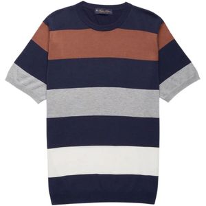 Brooks Brothers, Heren, Truien, Blauw, Maat: L Katoen,