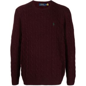 Ralph Lauren, Heren, Truien, Rood, Maat: L Wol,