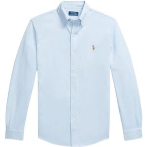 Polo Ralph Lauren, Heren, Overhemden, Blauw, Maat: XL Katoen,