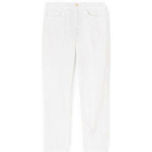 Motivi, Dames, Broeken, Wit, Maat: 2XS Katoen,