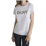 Dkny Satin Embroidery Edg T-shirt