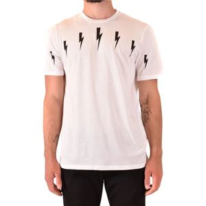 Neil Barrett, Heren, Tops, Beige, Maat: L