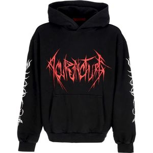 Acupuncture, Heren, Sweatshirts & Hoodies, Zwart, Maat: XL Katoen,