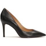 Kazar - Klassieke Leren Pumps - Zwart - Dames - Hoge Stilettohak