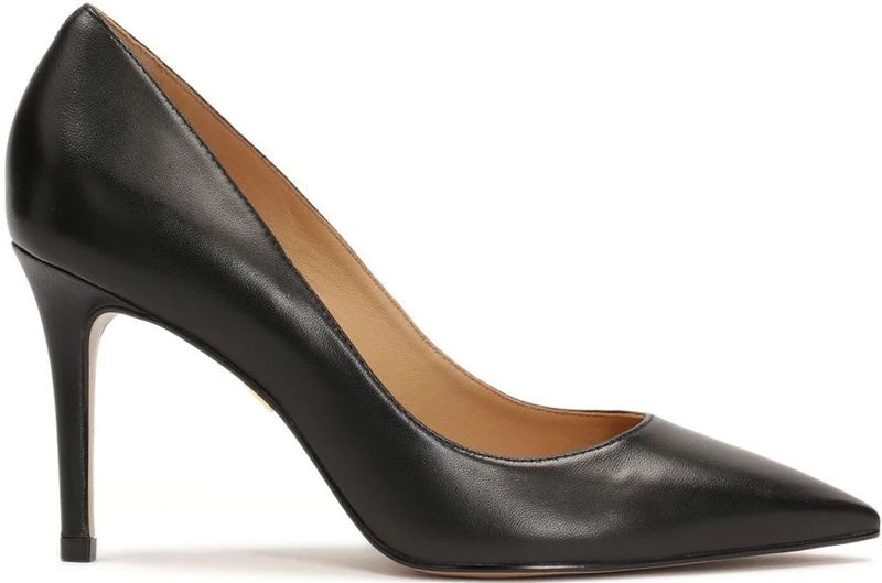 Kazar - Klassieke Leren Pumps - Zwart - Dames - Hoge Stilettohak