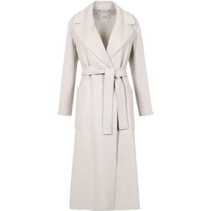 Max Mara, Dames, Mantels, Beige, Maat: S Wol,