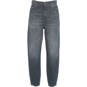 Dondup, Dames, Jeans, Grijs, Maat: W28 Katoen,