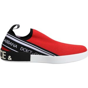 Dolce & Gabbana, Heren, Schoenen, Rood, Maat: 40 EU Leer,
