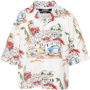 Jacquemus, Heren, Overhemden, Veelkleurig, Maat: M Katoen,