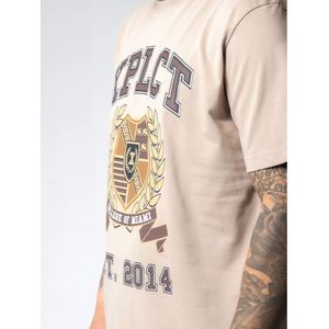 Xplct Studios, Heren, Tops, Beige, Maat: M Katoen,