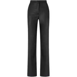 Pinko, Dames, Broeken, Zwart, Maat: 2XS Wol,