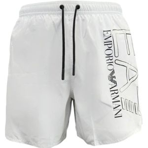 Emporio Armani Ea7, Heren, Badkleding, Wit, Maat: L