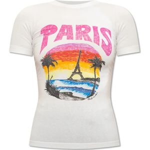 Balenciaga, Dames, Tops, Wit, Maat: M Katoen,