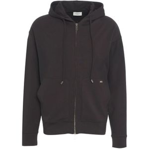 Paolo Pecora, Heren, Sweatshirts & Hoodies, Bruin, Maat: L