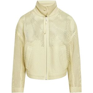 Ferragamo, Dames, Jassen, Geel, Maat: XS Leer,