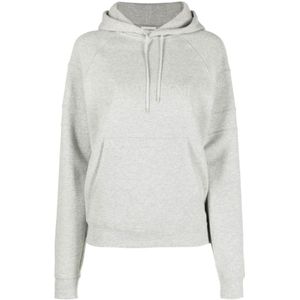 Saint Laurent, Dames, Sweatshirts & Hoodies, Grijs, Maat: L Katoen,