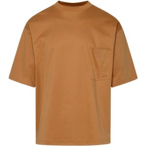 Lanvin, Heren, Tops, Bruin, Maat: L Katoen,