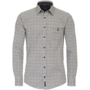 Casa Moda, Heren, Overhemden, Grijs, Maat: M Katoen,