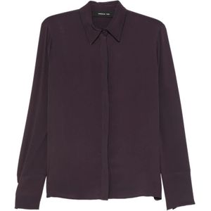 Federica Tosi, Dames, Blouses & Shirts, Paars, Maat: XS