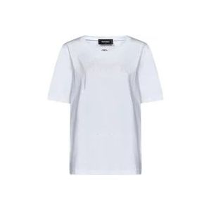 Dsquared2 T-Hemden , White , Dames , Maat: M