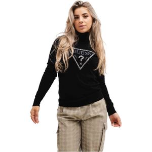 Guess, Dames, Truien, Zwart, Maat: XS Viscose,