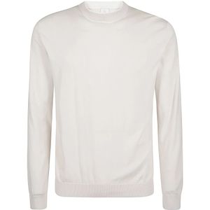 Eleventy, Heren, Truien, Wit, Maat: 2XL Katoen,