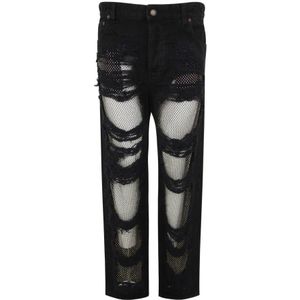 Darkpark, Dames, Jeans, Zwart, Maat: W25 Denim,