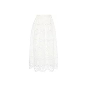 Zimmermann Midi Skirts , White , Dames , Maat: L