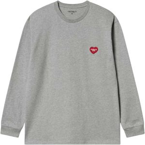 Carhartt Wip, Dames, Tops, Grijs, Maat: S Katoen,