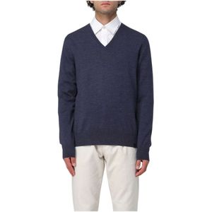 Fay, Heren, Truien, Blauw, Maat: 2XL