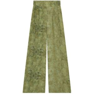 Cortana, Dames, Broeken, Groen, Maat: XS Zijde,