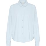 Blouse - Effen - Katoen - Lange Mouw - Normale Pasvorm