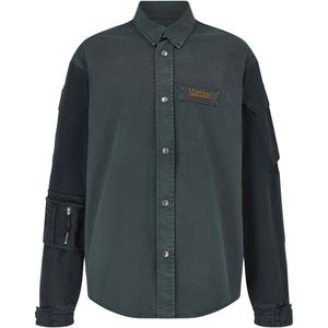 Martine Rose, Heren, Overhemden, Groen, Maat: S Katoen,