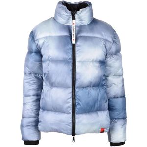Love Moschino, Dames, Jassen, Blauw, Maat: XS Poliester,