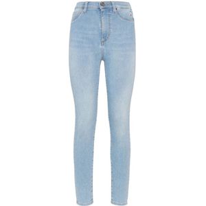 Philipp Plein, Dames, Jeans, Blauw, Maat: W26
