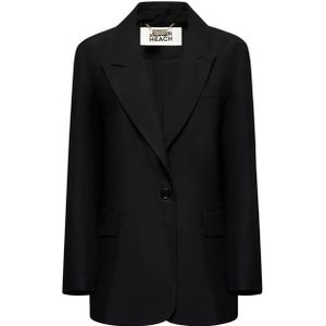 Silvian Heach, Dames, Jassen, Zwart, Maat: 2XS Poliester,